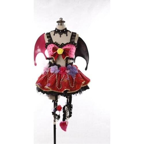 Love live Eli Ayase Little Devil Awaken Cosplay Costume demon Dress Halloween dress for women A