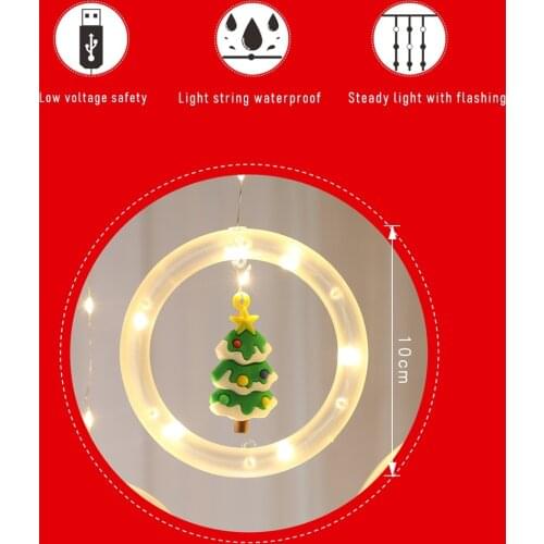 Christmas LED Hanging Curtain Light With Almost All The Elements Of Christmas Suitable For So Many Occasions Decor