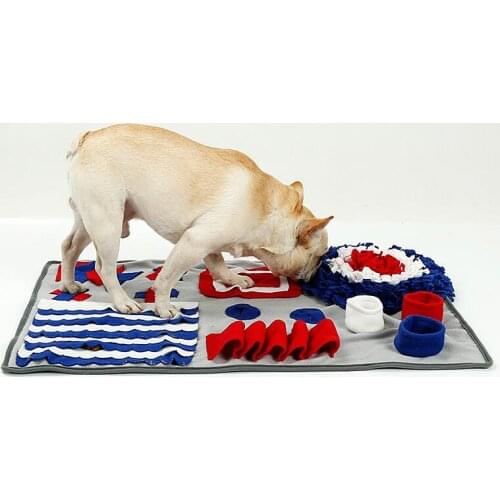 2019 Dog Snuffle Mat Slow Feeding Dog Cat Food Mats Nosework Pet Activity Training Blanket Dog Toys