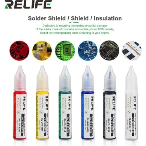 SUNSHINE Welding UV Green Glue Curable Solder Mask 10CC For PCB BGA Circuit Board Protect Soldering Paste Green Flux Welding Oil