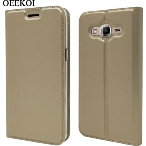 OEEKOI Ultrathin Leather Wallet Cover Case for Samsung Galaxy J2 Prime/A7 2018/A7 2017/A5 2018/A5 2017