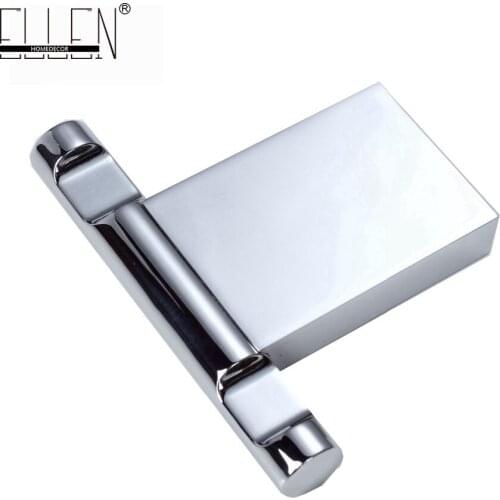 Vidric Brass Robe hook Home Decor Square Single Towel Hook ,Cloth Hook , Metal Coat Hooks Solid Brass for bathroom ,2 Pieces