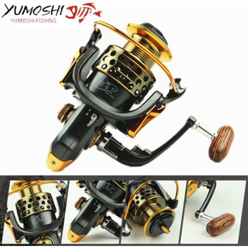 Yumoshi Full Metal wire cup All metal rocker arm 1000-7000 series spinning reel fishing reel