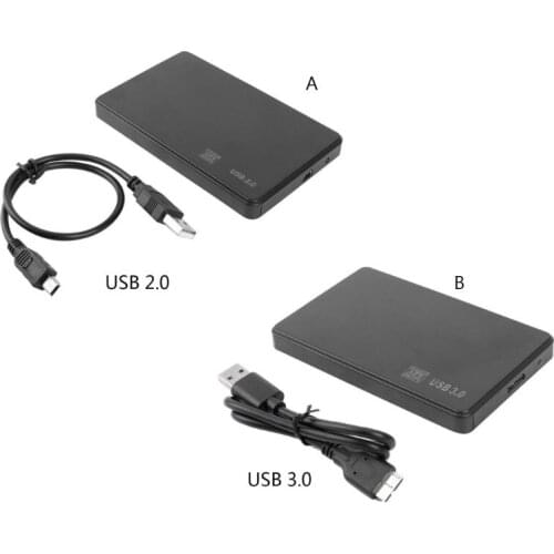 2.5 Inch HDD SSD Case Sata to USB 3.0/2.0 Hard Drive Box Enclosure Adapter 667C