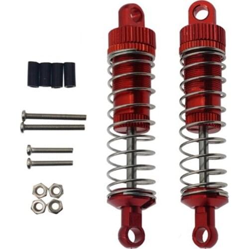 2Pcs Metal Front Rear Shock Absorber for WPL C14 C24 MN90 MN45 MN99 Rc Car Upgrades