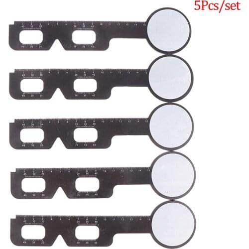 5Pcs/set Practical Optical PD Ruler Pupil Distance Measuring Tool Eye Ophthalmic Tool For Eye Ophthalmic Care Tools