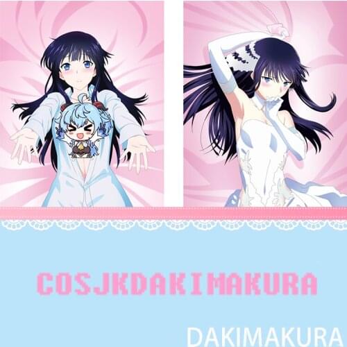 Anime Dakimakura The irregular at magic high school Shiba Miyuki HD Print Pillowcase Body Hugging Pillow Cover Case Room Gift