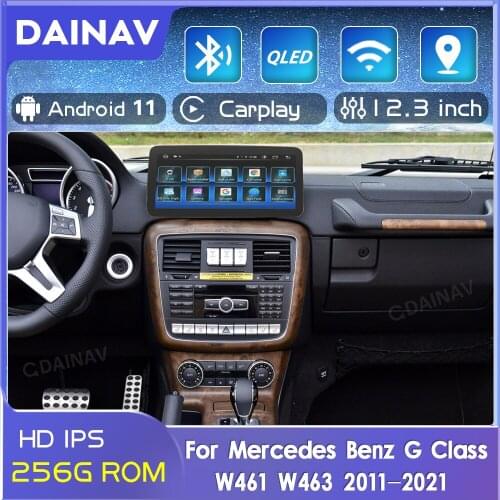 8+256GB Android 11.0 car radio GPS For Mercedes Benz G Class W461 W463 2011-2021 multimedia stereo auto player Head Unit
