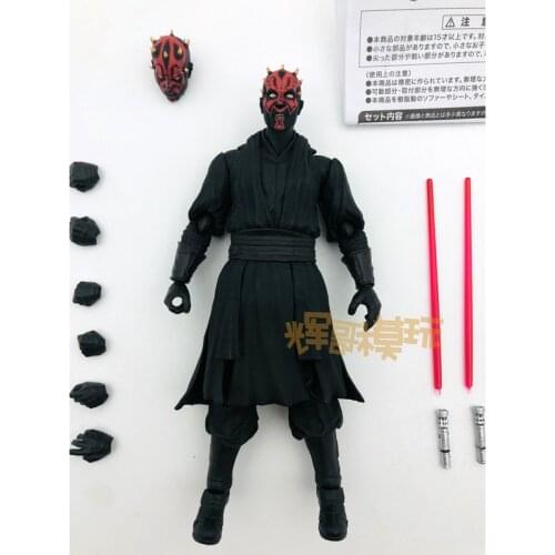 Bandai Star wars SHF Darth Maul anime action & toy figures model toys for children with box