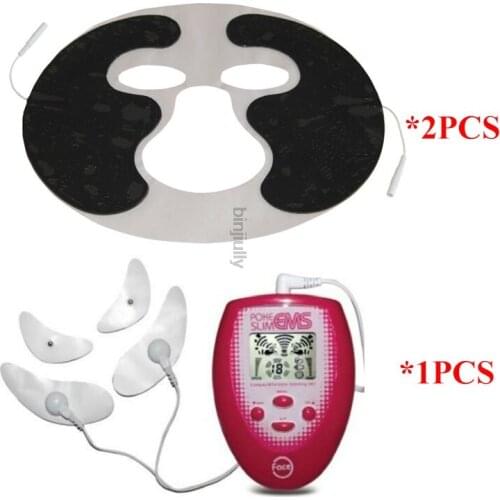 Face Tens Machine Facial beauty Electrode Pads with cable for full body massager pulse therapy machine pad