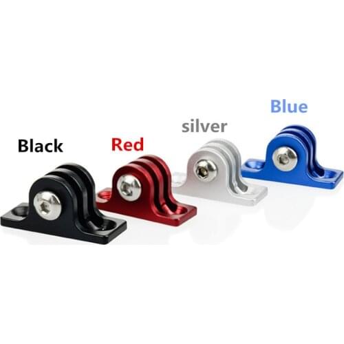 CNC Aluminum Flat Mount Adapter with Tool for Gopro Hero2018 5 4 Session Hero7 6 3+ 3 2 Xiaomiyi SJ4000 Xiaomiyi 4k Camera Mount