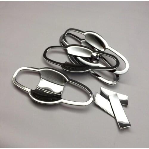 For Toyota RAV4 2014 2015 2016 2017 Chrome Door Handle Bowl Cover Trim Cap Insert Molding Garnish Overlay