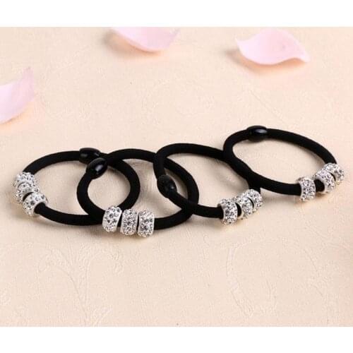 Eenvoudige Hoge Elastische Haar Touw Hoofd Touw Dik En Duurzaam Rubber Band Tie Haar Ring Hoofdtooi Vrouwelijke Haar accessoires