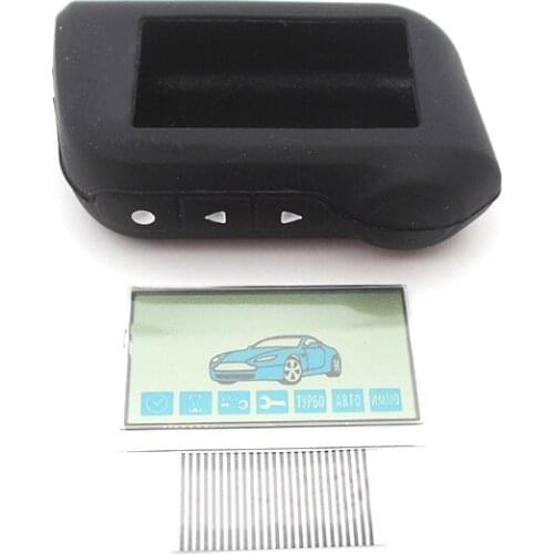 Starline A93 LCD display flexible cable + A93 silicone case for StarLine A93 lcd remote two way car remote