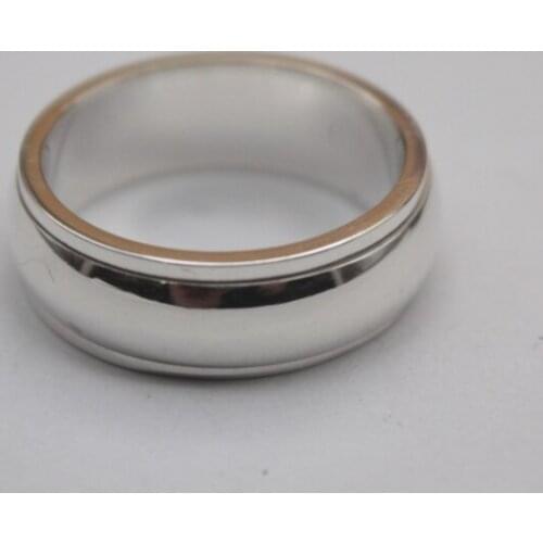 Fashion Sterling Silver S925 Ring Smooth Fashion For Women Ring Set Female Men Statement Engagement Party Jewelry 2018 US 7-12