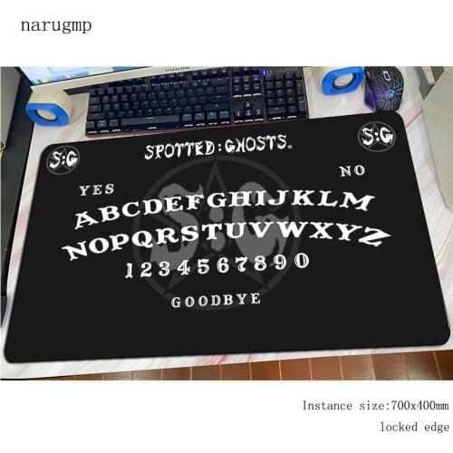 Ouija board mouse pad gamer mousepad High-end rubber desk mat cute gaming padmouse accessories pc game keyboard mats oversized