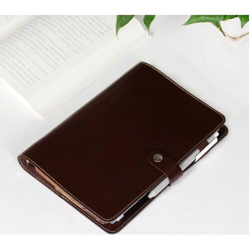 Personal Organizer Leather Business Ring Office Binder Notebook Cute Kawaii Agenda Planner 2019 Travel Journal A5