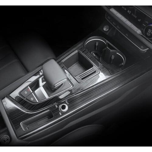 Fit for Audi A4L 2020central control gear panel decoration for new A4L car interior supplies carbon fiber shift frame