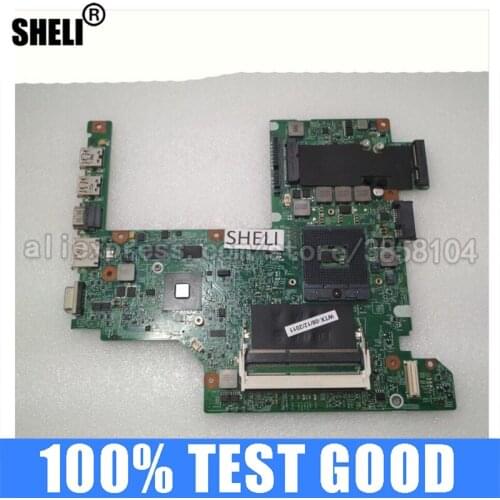 SHELI for Dell V3400 3400 Laptop Notebook Pc Motherboard HM57 48.4ES11.011 CN-08YN7X CN-02F7YN 2F7YN Mainboard 100% Tested Good