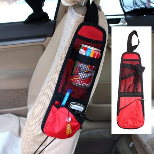 Car Seat Storage Bag Car Organizer for Stowing Tidying Auto Seat Side Bag Hanging Pocket Bags Nylon Sundries Holder Car-styling