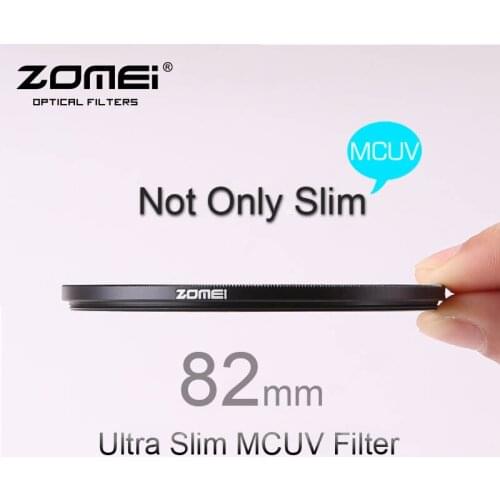 82mm ZOMEI PRO Ultra Slim MCUV 16 Layer Multi Coated Optical Glass MC UV Filter for Canon NIkon Hoya Sony DSLR Camera Lens 82 mm