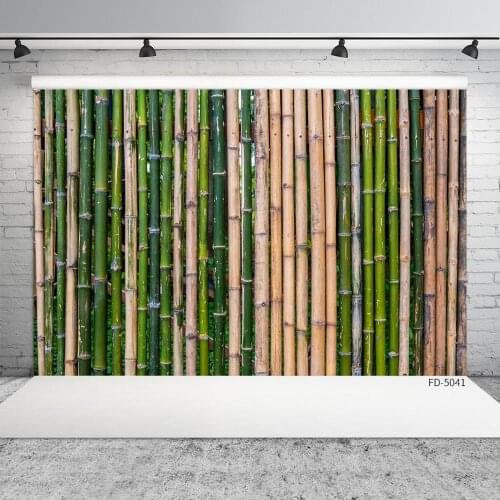 Old Bamboo Wooden Wall Texture Vinyl Backdrops Baby Newborn Portrait Doll Toy Photography Background Photocall Photo Studio Prop