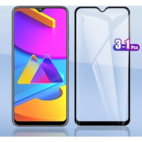 3 Pcs For Samsung Galaxy M10s M107F M107G M107Y 6.4" Full Cover Tempered Glass Screen Protector Explosion-proof Protection Film