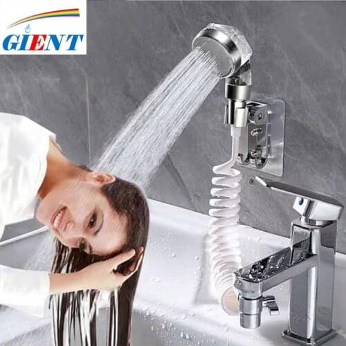 1PCS Household Faucet Shower Head Bathroom Spray Shower Toilet Anion Filter Built-in Filter Washing Hair Wash Shower Nozzle Sets