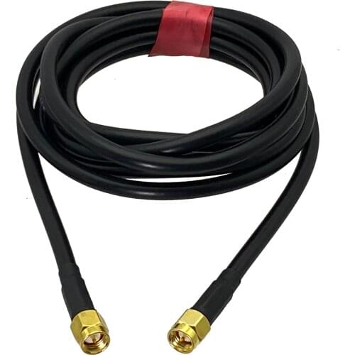1Pcs Cable SMA male plug to SMA male plug Connector RG58 RF Jumper pigtail 6inch~20M