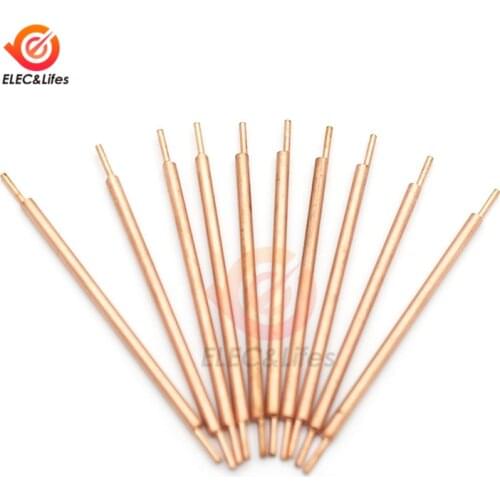 1Pcs Lithium Battery Spot Welder Electrode Tip Welder Spot Welding Pin Welding Accessories Alumina Copper Welding Feet 3*100mm