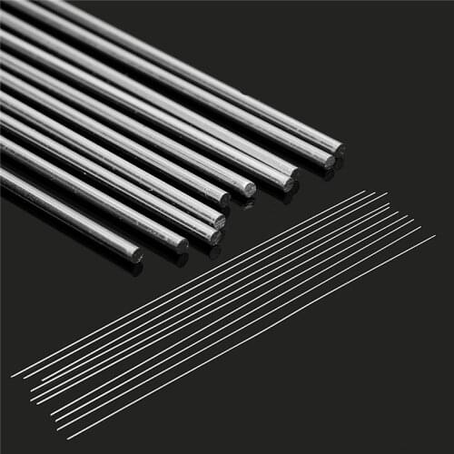 10Pcs 1.6x330mm Aluminum Alloy Silver Welding Brazing Wire Solder TIG Filler Rod
