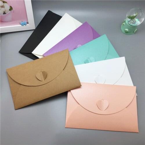 24Sets Jewelry Packing Paper Cardboard Envelope Kraft Necklace/Pendant Displays Cards And Lovely Gift Bags 15*10cm Jewelry Boxes