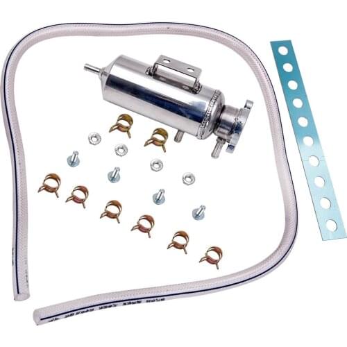 350ml Universal Aluminium Alloy Radiator Coolant Catch Can Overflow Tank Bottle