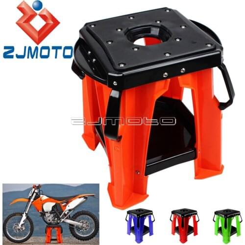 ABS Plastic Work Stand Enduro Off Road Dirt Bike Center Stand For Honda Yamaha Suzuki EXC SX YZ TTR WR DRZ KLX KX