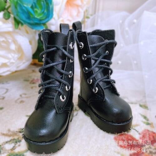 Doll house accessories: 1/3 doll 60 cm high heels domineering Martin boots shoes cold night girls shoes
