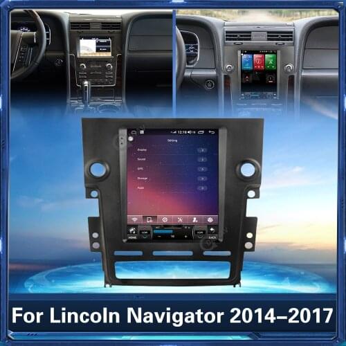 Android Car Radio Stereo For Lincoln Navigator 2014 - 2017 Car Autoradio GPS Navigation Multimedia DVD player Tape Recorder