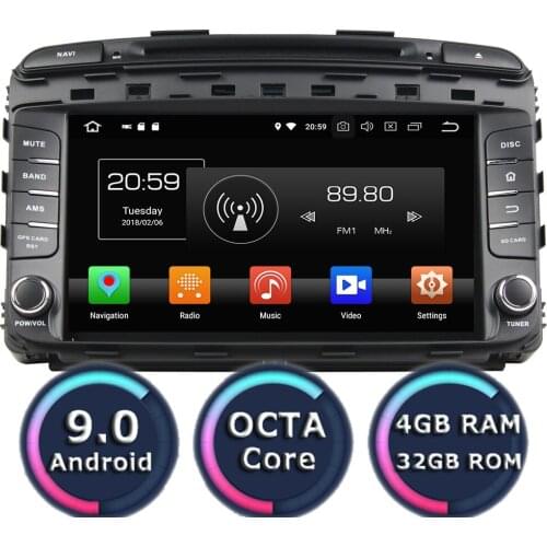 Roadlover Android 9.0 Car Multimedia DVD Player Radio For KIA Sorento 2015 Stereo GPS Navigation Automagnitol 2Din HD Screen MP3