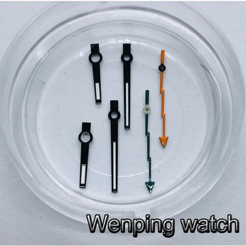 Bliger watch hands green luminous fit Miyota 8215 8205 82series Mingzhu DG2813 3804 automatic movement