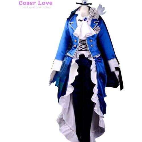 Black Butler Ciel Lolita Cosplay Costume Deluxe-KH11 Halloween Christmas Costume