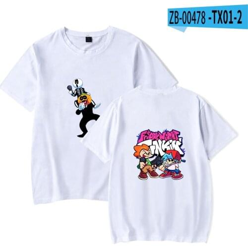 Unisex Friday Night Funkin T-shirt Men Women Anime T Shirts Summer Boys Girls Game Tshirts Teenagers Oversized Tee Tops Camiseta