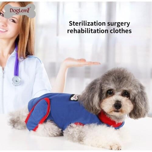 Dog Clothes Pet Clothes For Protecting Wounds And Stomachs After Sterilization100% Cotton
