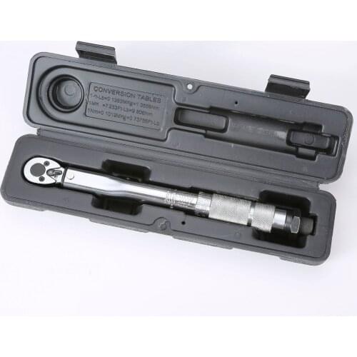 OHANEE Adjustable Torque Wrench 1/4'' Inch Drive Ratchet 5-25 Nm 5kg Hand bike Spanner car Wrench Bicycle repair Tool