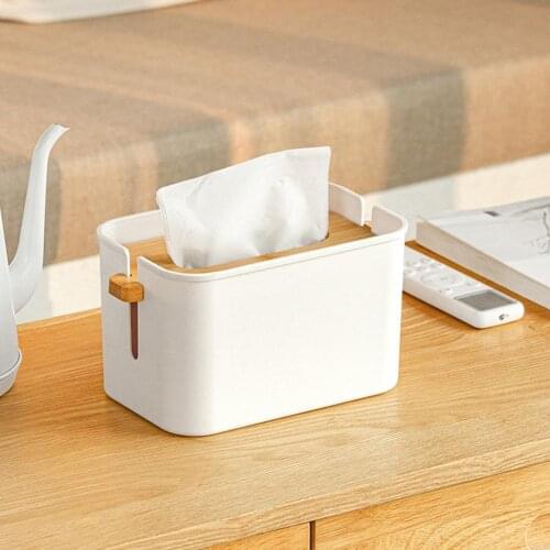 Tissue Pumping Eco-friendly Polished Convenient Napkin Holder Pumping Paper Case Dispenser for Guestroom Home Storage Organizati