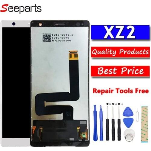Original 5.7" 2160*1080 Display For Sony Xperia XZ2 LCD Display Touch Screen Digitizer Full Assembly XZ2 For Sony XZ2 LCD Screen