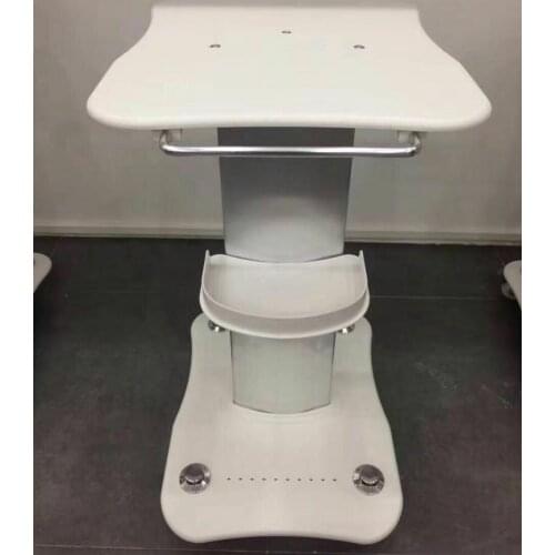 Professional Salon Aluminum Trolley Beauty Stand Rolling Cart Wheel Assembled Styling Pedestal For Ultrasonic Cavi RF Machine