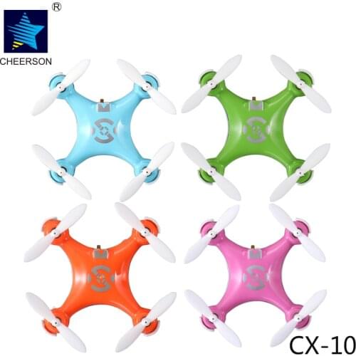 Cheerson CX-10 CX10 Mini 2.4G 4CH 6 Axis LED RC Remote Control Quadcopter Helicopter Drone CX 10 LED Toys Gift For Children Gift