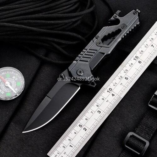 Folding Knife Portable Outdoor Knives Camping Survival High Hardness Swiss Multi-function Folding Knife Wild Survival Tool Knife