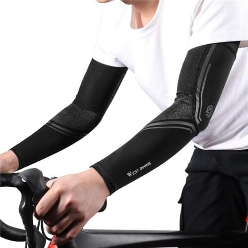 Ice Silk Sport Arm Sleeves Sun Protection Cycling Gaming Arm Cover Outdoor Running Fishing Armguards