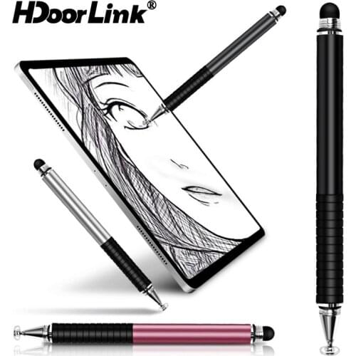Universal 2 in 1 Stylus Pen Drawing Tablet Capacitive Screen Caneta Touch Pens for iPhone Android Smart Pencil Accessories