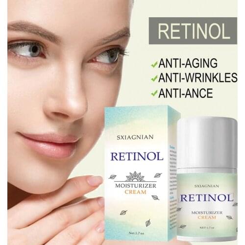 Moisturize Sensitive Facial Moisturize Retinol Vitamin-A Night Day Cream Anti-Aging Removing Wrinkles Brighten Face Skin Care